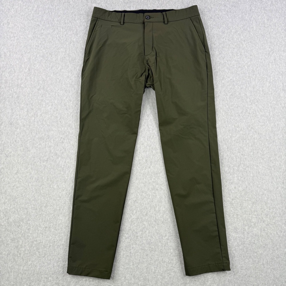 KJUS Pants Mens 36x32 Green Ike Tailored Fit Performance Golf 5 Pocket Trousers